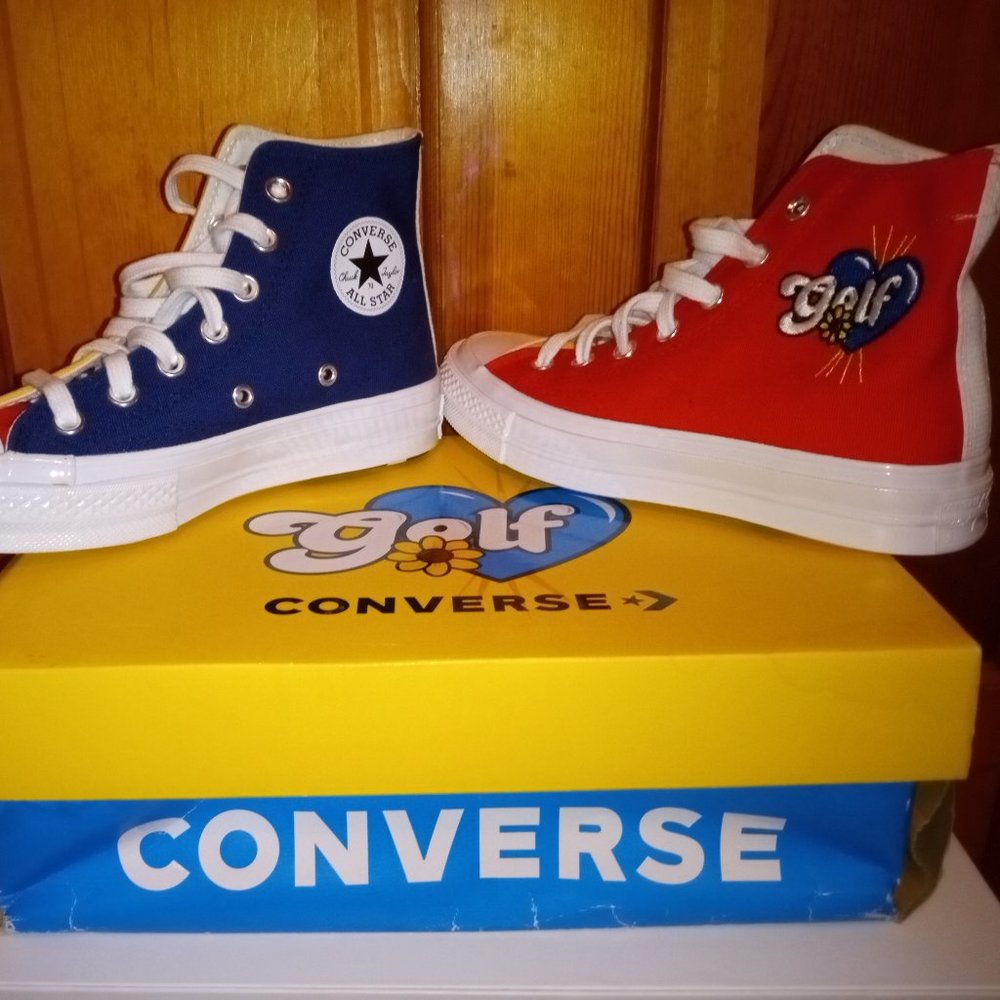 Converse Chuck 70Hi Blue/Yellow/Red